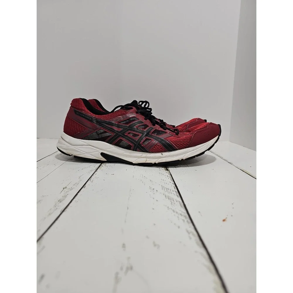 Asics Gel-Contend 4 Burgundy Black Comfort Running Shoes Size 13
